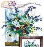 PC Studio C-258 Flowers with pansies
