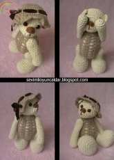 Denizmum - Ulku Akçam - 5 ways jointed teddy bear