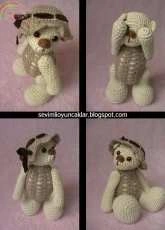 Denizmum - Ulku Akçam - 5 ways jointed teddy bear