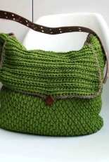 Luz Patterns-Luz Mendoza- Leather handle carry all bag