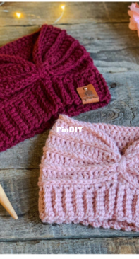 Crazy 4 Crochet Momma - Furls Crochet - Miranda Nippert - Double Threat Ear Warmer