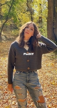 Evelyn and Peter Crochet - Rachel Misner - The Carl Cardigan