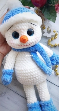 Grebneva toys - Svetlana Grebneva - Светлана Гребнева - Snowman - Снеговик - Russian