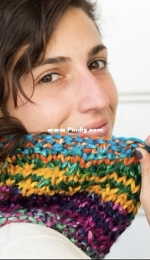 Winter Birds Cowl by Catherine Salter Bayar-Free