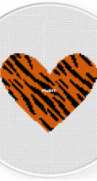 Daily Cross Sttich - Love Tiger Print