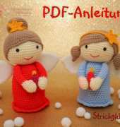 FantasticStitch - Strickglück - Anastasia Eisenberg -  Christmas little Angels - Weihnachtsengelchen - German