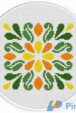 Daily Cross Stitch - Deco Floral