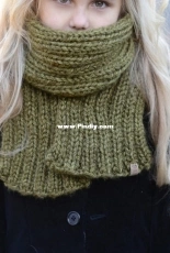 The Morya Scarf Cowl Set by The Velvet Acorn