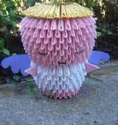 3D origami- angel