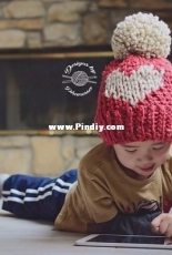 Phanessa Fong-Big Heart Slouch Beanie