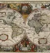 Golden Kite GK 1663 - Nova Totius Terrarum Orbis Geographica
