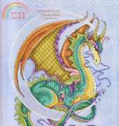 Crescent Moon Dragon by Joan Elliott from Bewitching Cross Stitch
