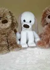 Puppy Dog by Pat Alinejad /HuggableBears on Craftsy