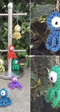 Crochet at Teris - Teri Hamilton - Octopus Keychain - Free