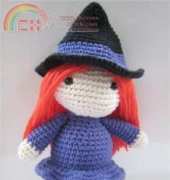 Curls of Sunshine - Amber Fry - Amigurumi Witch