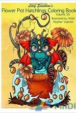 Lacy Sunshines Flower Pot Hatchlings Coloring Book