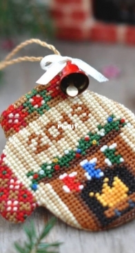 Living On The Rainbow - New Home Mitten Ornament by Olena Kovalenko - Free