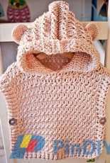 Mon Petit Violon - Vita Apala - Hooded Poncho