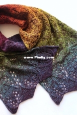 Rainbow Lace Scarf by Daria Darovskikh-Engish,German,Russian-Free