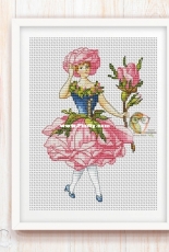 Smart Cross Stitch - Miss Rose by Alisa Okneas - Free