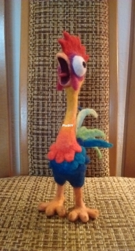 HeiHei - needle felting