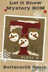 Let it Snow-Free Mystery BOM Block 6 by Buttermilk Bassin-2016