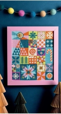 Festive Patchwork by Emma Congdon from Merry Stitchmas PCS + XSD