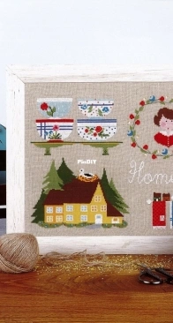 A Nest for the Stork, Too from Cross Stitch My Home by Tania Santarelli XSD + PCS