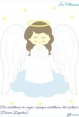 As Feltreiras - Angel Felt Pattern - Portuguese - Free