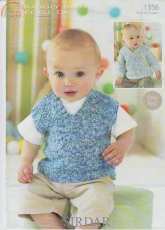 Sirdar 1356 Sweater and Tank Top Birth -7 Years