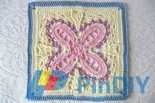 Romantique Afghan Block by Joyce D. Lewis