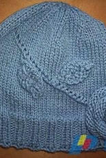 The Elusive Blue Rose Hat by Jana Pihota/HipKnitizer-Free