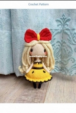 Crochet Happy Plushie - Shia S - Shia doll Miyu