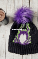 Hooks and Cocoa - Katie Hansen - Maleficent Beanie