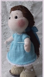 Handmade by Aruna - Magnolia Tilda Doll - Magnolia Tilda Puppe - German - Free