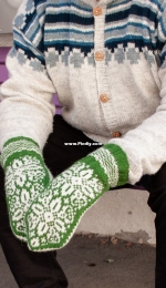 Røssholmen Mittens by Jørgen Johnsen-Norwegian-Free