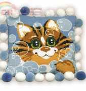 Riolis 386 - Cat Pillow - PAT