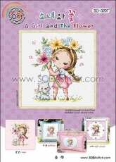 SO-3207 A Girl and The Flower pcs