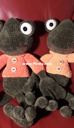 Kelly the Frog x 2