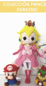 Zombiegurumi - Luisa Contreras - Peach Princess Collection - Colección Princesa Durazno - Spanish