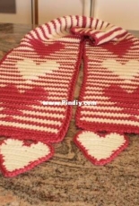 Smooth Fox - Donna Mason-Svara - Illusion Heart Scarf - Free