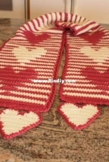 Smooth Fox - Donna Mason-Svara - Illusion Heart Scarf - Free