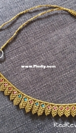 Micro Macrame necklace