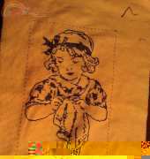 La pequeña bordaddora.