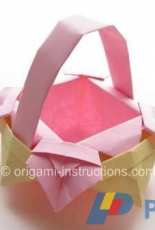 Origami-Instructions.com-Origami Fancy Basket-free
