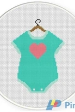 Daily Cross Stitch - Cute Onesie
