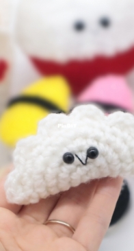 Stringy Ding Ding - Olive - Dumpling Amigurumi - Free