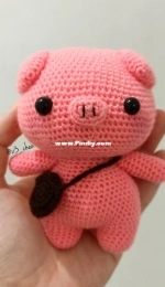 Amigurumi pig