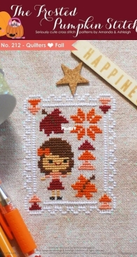 The Frosted Pumpkin Stitchery - Pen Pals No.212 - Quilters Love Fall PCS + XSD
