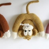 Gek op Haken - Studio Mojo - Saskia Stolwijk - Peek-a-boo Monkey - Kiekeboe aap - Dutch